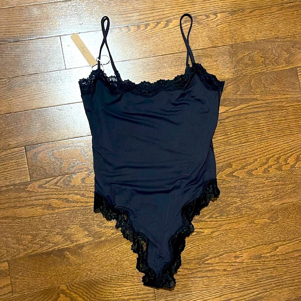 Bodysuit Starrylion sz L, black, NWT